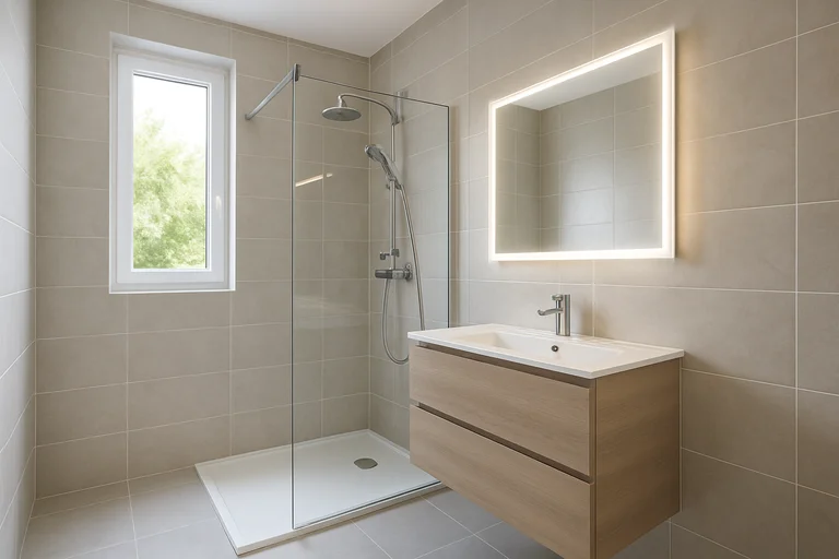 Création d'une salle de bain complète (Maison – Laxou)